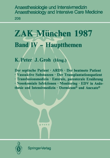 K. Peter, J. Groh - ZAK München 1987, Häftad