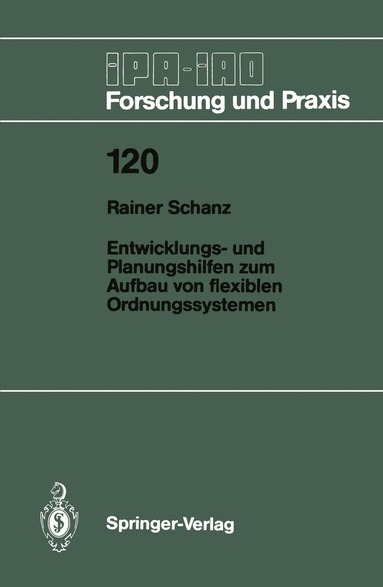 bokomslag Entwicklungs- und Planungshilfen zum Aufbau von flexiblen Ordnungssystemen