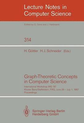 bokomslag Graph-Theoretic Concepts in Computer Science