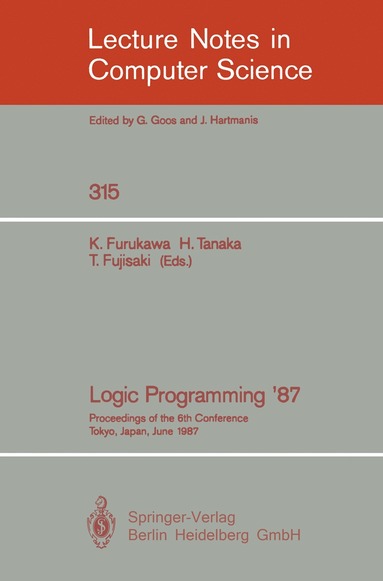 bokomslag Logic Programming '87