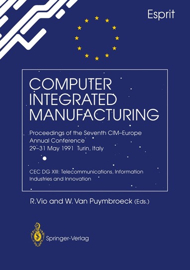 R. Vio, W. van Puymbroeck - Computer Integrated Manufacturing, Häftad