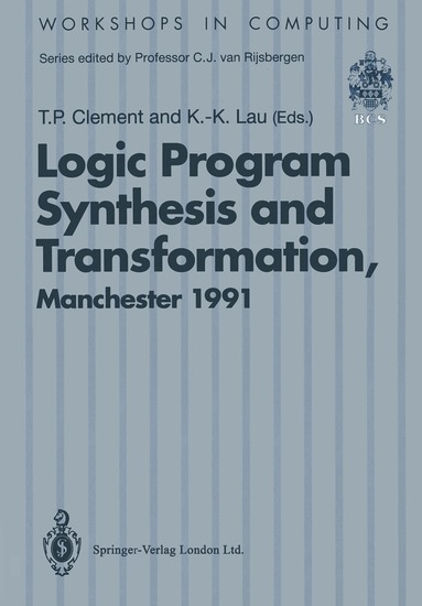 bokomslag Logic Program Synthesis and Transformation
