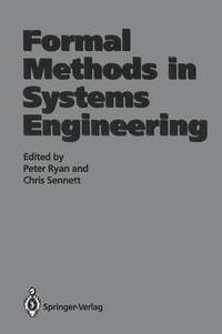 bokomslag Formal Methods in Systems Engineering