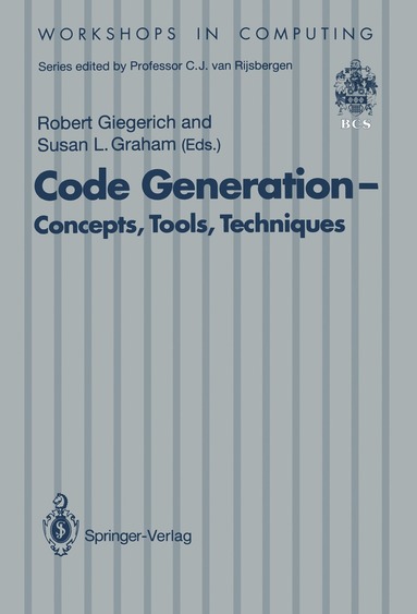bokomslag Code Generation - Concepts, Tools, Techniques