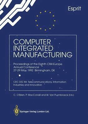 C. O'Brien, P. MacConaill, W. Van Puymbroeck, P. Macconaill, W. Van Puymbroeck - Computer Integrated Manufacturing, Häftad