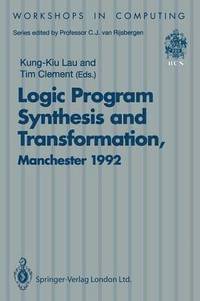 bokomslag Logic Program Synthesis and Transformation