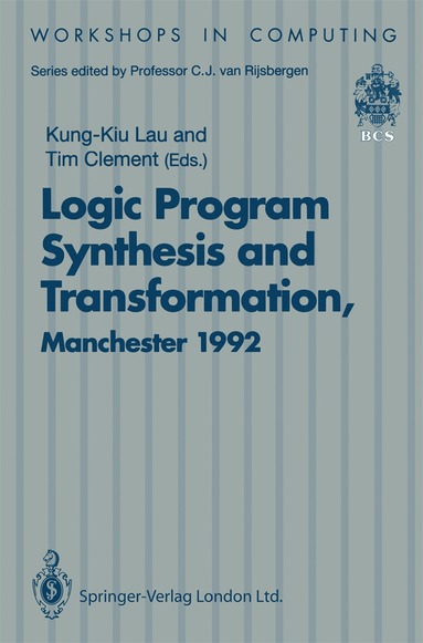 bokomslag Logic Program Synthesis and Transformation