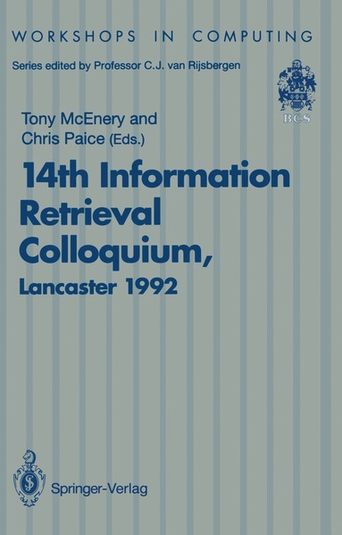 Tony McEnery, Chris Paice - 14th Information Retrieval Colloquium, Häftad
