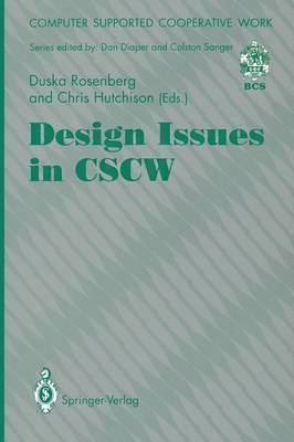 bokomslag Design Issues in CSCW