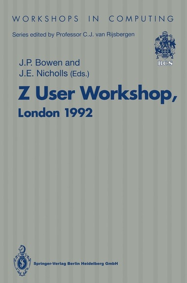 bokomslag Z User Workshop, London 1992