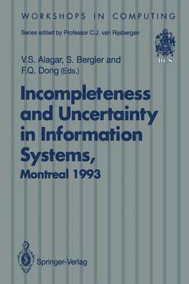 bokomslag Incompleteness and Uncertainty in Information Systems