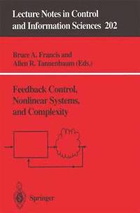 bokomslag Feedback Control, Nonlinear Systems, and Complexity