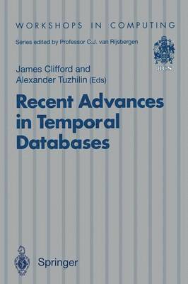 bokomslag Recent Advances in Temporal Databases