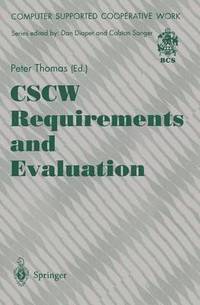 bokomslag CSCW Requirements and Evaluation