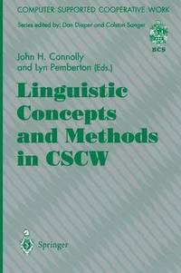 bokomslag Linguistic Concepts and Methods in CSCW