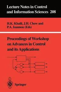 bokomslag Proceedings of Workshop on Advances in Control and its Applications
