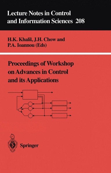 bokomslag Proceedings of Workshop on Advances in Control and its Applications