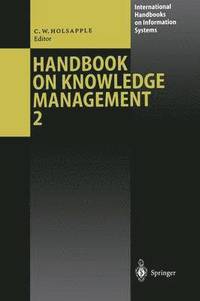bokomslag Handbook on Knowledge Management 2
