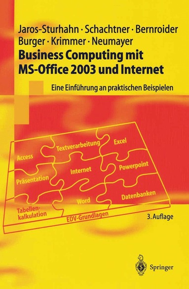 Anke Jaros-Sturhahn, Konrad Schachtner, Edward Bernroider, Michael Burger, Robert Krimmer, Nikolai Neumayer - Business Computing mit MS-Office 2003 und Internet, Häftad
