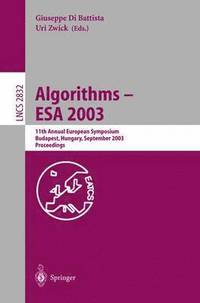 bokomslag Algorithms - ESA 2003