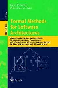 bokomslag Formal Methods for Software Architectures