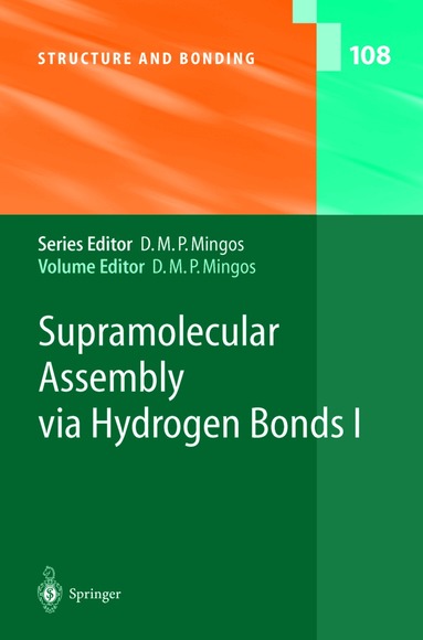 David Michael P. Mingos - Supramolecular Assembly via Hydrogen Bonds I, Inbunden