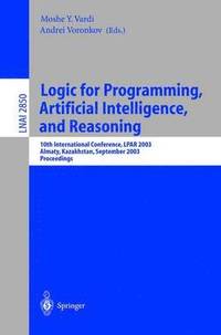 bokomslag Logic for Programming, Artificial Intelligence, and Reasoning