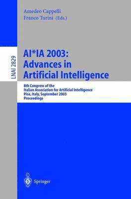 AI*IA 2003: Advances in Artificial Intelligence 1