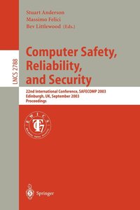 bokomslag Computer Safety, Reliability, and Security