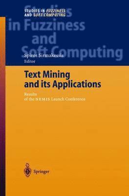 bokomslag Text Mining and its Applications