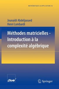 bokomslag Mthodes matricielles - Introduction  la complexit algbrique