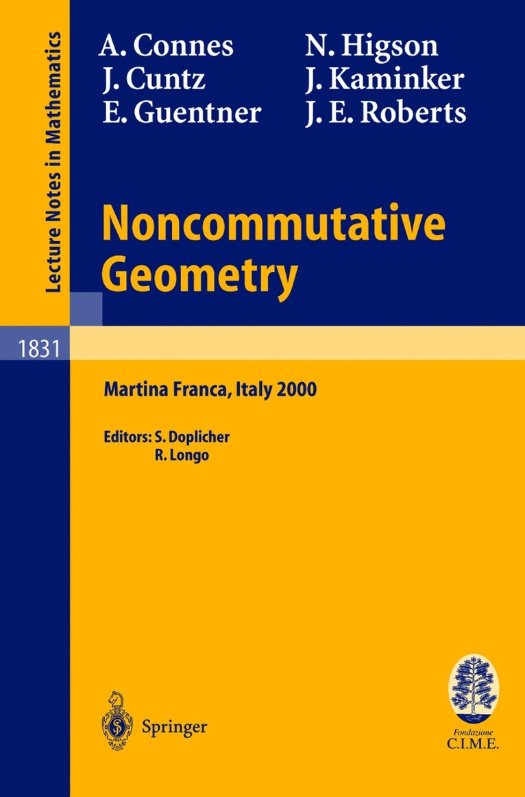 Noncommutative Geometry 1