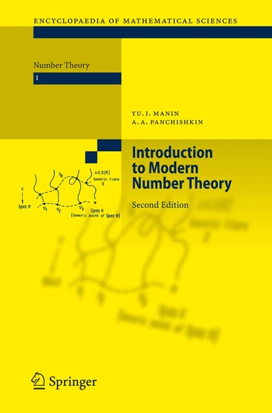 Yu. I. Manin, Alexei A. Panchishkin - Introduction to Modern Number Theory, Inbunden