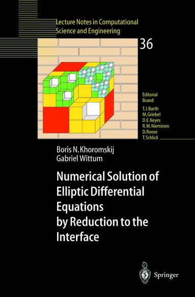 Boris N. Khoromskij, Gabriel Wittum - Numerical Solution of Elliptic Differential Equations by Reduction to the Interface, Häftad