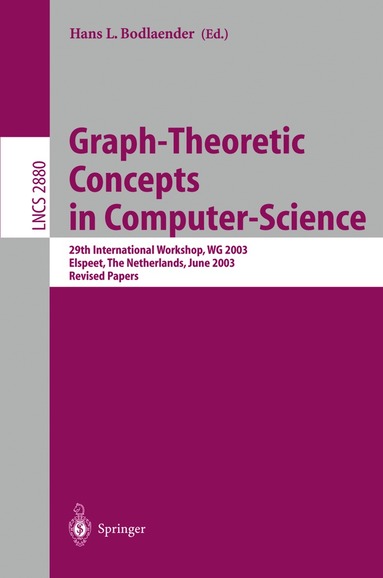 Hans L. Bodlaender - Graph-Theoretic Concepts in Computer Science, Häftad