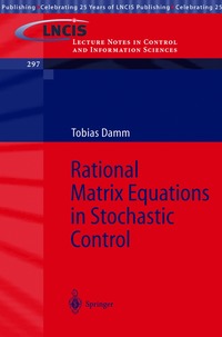 bokomslag Rational Matrix Equations in Stochastic Control