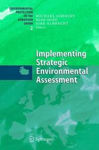 bokomslag Implementing Strategic Environmental Assessment