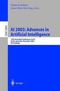 bokomslag AI 2003: Advances in Artificial Intelligence