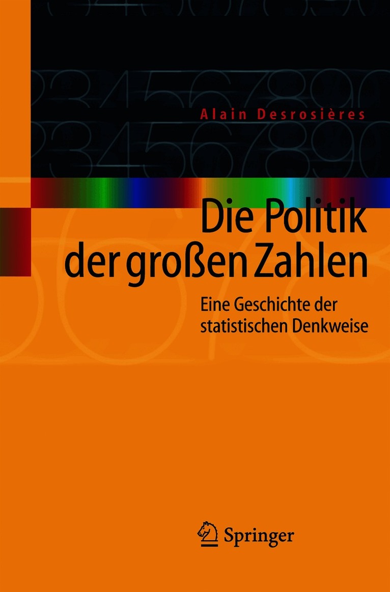 Alain Desrosières, Alain Desrosihres - Die Politik der großen Zahlen, Häftad