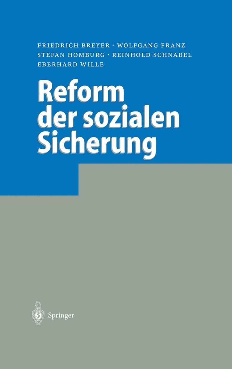 Reform Der Sozialen Sicherung 1