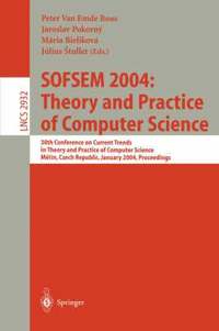bokomslag SOFSEM 2004: Theory and Practice of Computer Science
