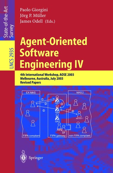Paolo Giorgini, Jörg Müller, James Odell - Agent-Oriented Software Engineering IV, Häftad