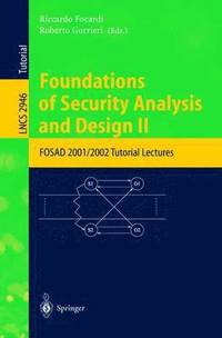 bokomslag Foundations of Security Analysis and Design II