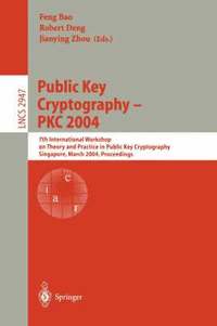 bokomslag Public Key Cryptography -- PKC 2004