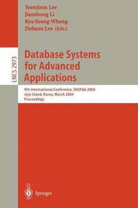 bokomslag Database Systems for Advanced Applications