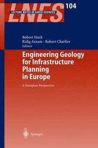bokomslag Engineering Geology for Infrastructure Planning in Europe