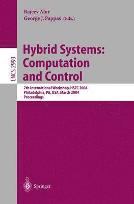 bokomslag Hybrid Systems: Computation and Control