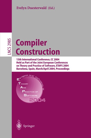 Evelyn Duesterwald - Compiler Construction, Häftad