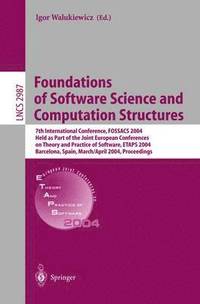 bokomslag Foundations of Software Science and Computation Structures