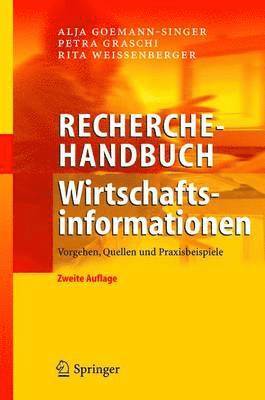 Recherchehandbuch Wirtschaftsinformationen 1